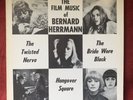 THE FILM MUSIC OF BERNARD HERRMANN TWISTED NERVE THE BRIDE WORE BLACK Vinyl  LP