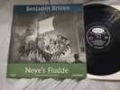 ARGO ZNF 1. GROOVED OVAL. Noye's Fludde. Benjamin Britten. TAS LISTED. LP + Book