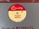 JOHNNY CASH AND TENNESSEE TWO I WALK THE LINE  QUALITY    78 RPM