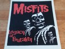 MISFITS VINYL STICKER LEGACY OF BRUTALITY OFFICAL VINTAGE 4.5