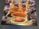 TESTAMENT TITANS OF CREATION 2 Lp ORANGE Fire Element Splatter Limited Thrash NM