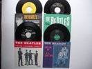 Beatles*Lot(4)Non-Capitol Pic. Sleeves+45's with Flaws*Not Junk SEE Descriptions