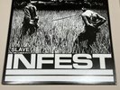 INFEST SLAVE GREEN VINYL LP DEEP SIX DRAW BLANK 1988 RARE PUNK HARDCORE