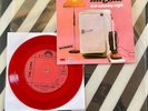THE CURE-RARE-7 inch RED-TOUR-LIVE-LP-