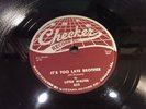 LITTLE WALTER-CHECKER 852-IT'S TOO LATE BROTHER/TAKE ME BACK-CHICAGO HARP BLUES