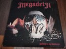 megadeth killing is my business vinyl Green Label 1985 Combat Records Original