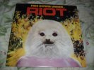 RIOT -FIRE DOWN UNDER- AWESOME RARE FIRST PRESS LP VINYL 1981 ENGL. IRON MAIDEN