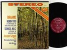 Joseph Szigeti - Brahms: Violin Sonata LP - Mercury - SR 90210 FR1 VG+