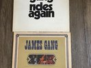 2 James Gang Vinyls - Rides Again , Thirds