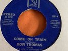 northern soul records Don Thomas Come On Train Blue VJ Reissue Classic