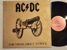 AC /DC - FOR THOSE ABOUT TO ROCK - LP near mint Aust press