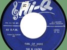 EL CAPRIS Girl of Mine / These Lonely Nights 45rpm Hi-Q 1956 original 1st press