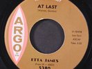 ETTA JAMES: at last / i just want to make love to you ARGO 7