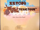 ZZ Top Worldwide Texas Tour Takin TX to the People LP London PS X1001 Promo Only