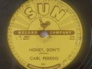 78 rpm R&B Rockabilly Sun Record Label Carl Perkins 234 Blue Suede Shoes