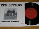RED LETTERS - SACRED VOICES - SCOTTISH PUNK - KBD - 1979 - VERY GOOD+