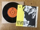 Bob Dylan VERY RARE Leopard-Skin / Most Likely Vinyl 7” Single MONO Norway 1967