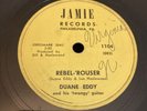 ROCKABILLY Jamie 78 RPM Duane Eddy - Rebel Rouser / Stalkin 1104 V++