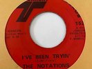 Sweet Soul 45 THE NOTATIONS I've Been Tryin'/Just You And Me Twinight HEAR Rare