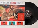 A Date With Elvis - Friday Music FRM-2011 black vinyl gatefold LP - rare
