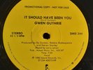 Gwen Guthrie - It Should Have Been You - OG 1982 PROMO - ISLAND - EX - RARE FUNK
