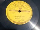 Vintage Early Johnny Cash Sun Records 78 RPM Vinyl 