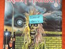 IRON MAIDEN Original First LP COVER ONLY In Shrink ST-12094 S/T Debut NO RECORD