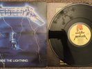 METALLICA - Ride the Lightning (Made In France 1984) LP HEAVY METAL Thrash Metal
