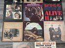 (20) Fair Poor Vinyl Records Beatles Grateful Dead Kiss Stones CCR Cars Who