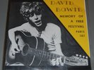 David Bowie Memory Of A Free Festival,Promo Single.