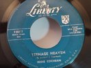 Eddie Cochran TEENAGE HEAVEN / I REMEMBER (ROCKABILLY 45) #55177 PLAYS VG TO VG+