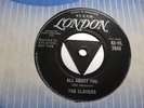 THE CLOVERS ALL ABOUT YOU / WISHING FOR YOUR LOVE 1958 LONDON TRI 45-HL 7048