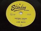 LINK DAVIS Sixteen Chicks / Grasshopper Rock 1956 Rockabilly Starday 78 rpm 242