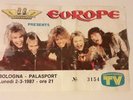 Ticket Concert EUROPE 
