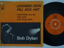 BOB DYLAN Leopard Skin Pill Box Hat  Denmark 45 danish Norway norwegian