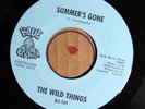 The Wild Things BLUE ONION 101 MINT with Lyric Sheet Insert  SUMMER'S GONE 45