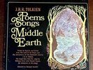 Middle Earth Poems/Songs 1967 Vinyl LP, Read by JRR Tolkien, Excellent Condition