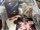 Kiss Ace Frehley Frehley's Comet 4 Vinyl Record Lot: Second Sighting, Live + 1