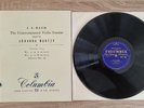 33CX 1287 1st Bach The Unaccompanied Violin Sonatas Volume Two Johanna Martzy NM