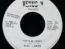 HERMAN DAVIS Gotta Be Loved & Memories Very Rare Soul Promo 45 VENUS V #9680