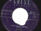 Rockabilly-Bo Davis on Crest 1027-Let's Coast Awhile/Drownin' All My Sorr-LISTEN