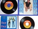 Beatles Paul McCartney Jackson 2 vinyl 45 RPM singles records w/picture sleeves