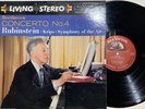 Beethoven: Piano Concerto No. 4 LP: Rubinstein-Krips: NOT FOR SALE STAMP - EX