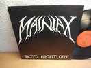 Mainiax Boys Night Out Rare Heavy Metal Hard Rock Private Press LP 1987