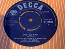 BBC RADIOPHONIC WORKSHOP DR DOCTOR WHO ORIGINAL THEME 1964 DECCA 45 7