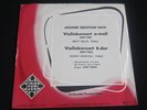 DEVY ERLIH / BACH VIOLIN CONCERTO BWV 1041 & 1042 / Telefunken PLB 6153