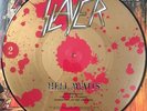 Slayer - Hell Awaits - Gold With Blood Splatter Picture Disc Vinyl LP  RARE