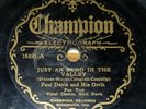 78 RPM Echo in the Valley Shuffle Off to Buffalo Paul Davis Champion 16591