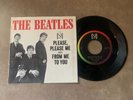 BEATLES 45 PLEASE PLEASE ME VJ VEE JAY 581 BRACKETS w/ SLEEVE M-