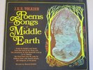 J.R.R. Tolkien LOTR Poems and Songs of Middle Earth Caedmon TC 1231 Original LP